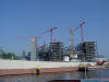 Der neue Hauptbahnhof im Bau.