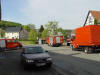 Feuerwehrautos an der Kreuzung,...